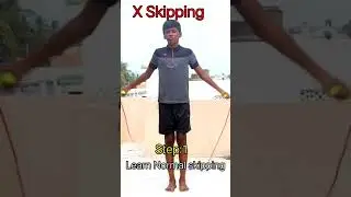 X Skipping | Easy To Learn In 3 Steps | Sarpatta Dancing rose and Kabilan style | Sharas