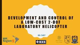Motion control experimental results of the low-cost 2-DOF helicopter.