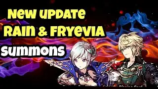 WOTV FFBE  New Update Rain & Fryevia Summons
