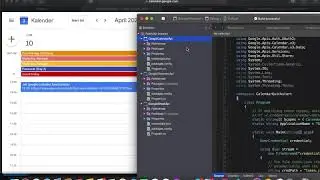 .net and google calendar functionality