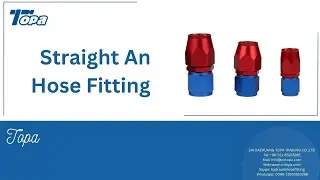 First-class straight AN hose fitting-Topa hydraulic fitting