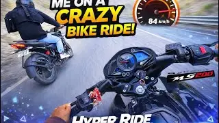 NS200 Hyper Ride in Mountains 🏔️ | Smooth Corners & Raw Sound