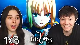 THE FIRST BATTLE!! ⚔️ Fate/Zero Episode 3 Reaction & Review