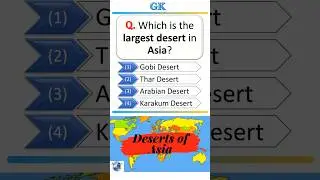 Largest Desert in Asia? #asia #desert #asiagk