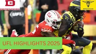 San Antonio Brahmas vs. DC Defenders Highlights | United Football League | UFL 2025