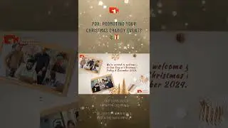 🎄 Animation Template: Christmas Charity Event Invitation 🎉