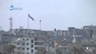Video Qasion News: Idlib: Idlib city this morning 25-3-2015