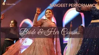 When the bride and her cousin steal the sangeet spotlight 💛