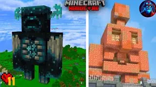 I Built The WARDEN and COPPER GOLEM STATUE in Minecraft Hardcore Ep-11