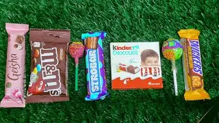Sweets Candy ASMR Satisfying Video ASMR Lollipops Candy and Chocolate Gummy Candy Cutting Video #