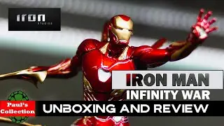 Iron Studios Iron Man Mark L Avengers Infinity War BDS Art Scale 1/10 Unboxing and Review