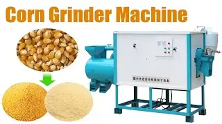 How Corn Grits Are Made | 🌽Corn Grinder Machine Full Process Explained! #grits #corn #cornflour