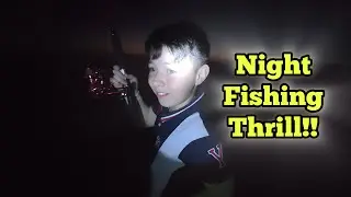 Finally Caught Dinner! Thrilling Night Fishing & Cooking in Kerala India 🇮🇳 