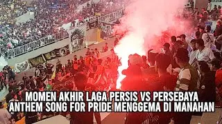 Momen Bonek Mania Menyanyikan Anthem Song For Pride di Stadion Manahan Solo