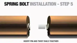 Spring Bolt Rail to Rail Connector