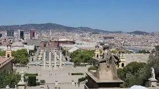 View of Barcelona from Museu Nacional d'Art de Catalunya (MNAC)