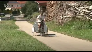 BR Abendschau   Der S&uuml;den   Fahrradwohnwagentreffen in Edelstetten