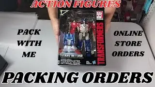 Packing orders for my small business | Action Figures | Transformers | WWE | No Talking | EP72