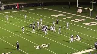 Justin White Keller Indians Football 2019 Highlight Reel