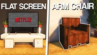 Minecraft: 10+ Living Room Design Ideas!