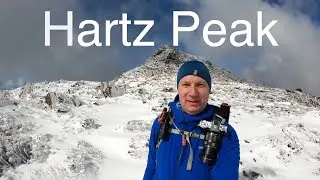 Hartz Peak in the Snow