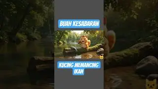 🐱🎣 Kucing Lucu Memancing Ikan di Sungai Rindang