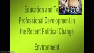 Teacher Education in Pakistan Part I