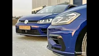 Volkswagen Golf R 7 vs Golf R 7 FL PL TEST Carolewski
