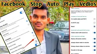 Facebook Auto Play Vedios stop|