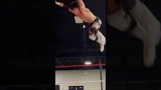Splash from the top rope 🦅 #tna #wwe #frogsplash #prowrestling
