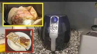My First Time Cooking Bacon & Eggs in an Air Fryer 