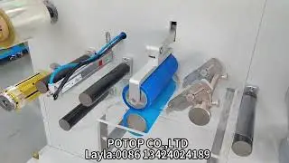 Lab 3-layer co extrusion casting extruder (raw material PET thickness 0.2mm)#film #machine #lab #pet