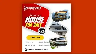 Real Estate Poster Design In CorelDraw | CorelDraw Tutorial 2025