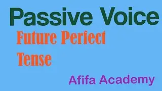 Passive Voice of Future Perfect Tense