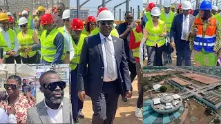 Hardworking Bawumia vigorously inspects the 1billion dollar Trade fair redevelopment project ongoing