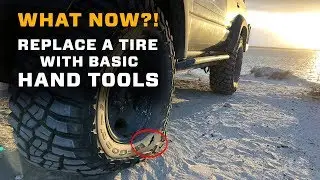 Replace a Big Tire with Basic Hand Tools