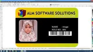 How To make id card insert photo easy and fast corel draw