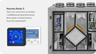 Приточно-вытяжная установка Naveka Node 5 c рекуперацией тепла