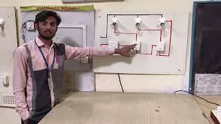 Godown Wiring Board Demo By Students in gujarati