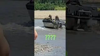 Boat Runs out of Water Fail #shorts