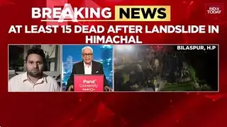 Himachal Landslide: 15 Dead As Bus With 30 Passengers Crushed By Debris In Bilaspur | India Today