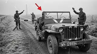 A soldier who painted his jeep like a German staff car and drove through checkpoints