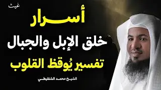 تفسير يُوقظ القلوب  أسرار خلق الإبل والجبال كما كشفها القرآن الشيخ   محمد الشنقيطي