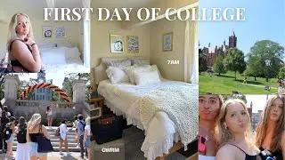 first day of college classes *sophomore year* | vlog + grwm | syracuse university