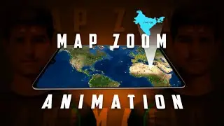 🔥Map Animation Like Dhruv Rathee / Map Zoom Animation in Kinemaster /Animation like@dhruvrathee
