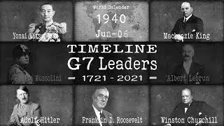🌎 Timeline of G7 Leaders  1721-2021