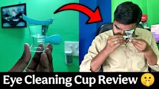 Eye Cleaning Cup | Portable Squeeze Rinsing Eye Cup Review | Best product to Clean Eyes 👀
