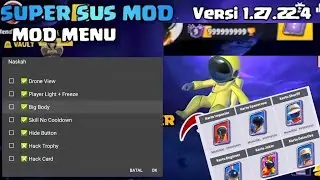 Mod Terlengkap Di Bulan Mei!! Mod Super Sus Apk Mod Menu Vip Terbaru Android Terbaru Unlimited Money