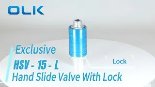 HSV-15-L Hand Slide Valve with Lock &ndash; Safer & More Reliable Pneumatic Control#pneumaticvalve