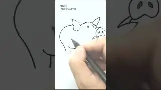 PIGGE, ENEMIES IN EMPIRE OF CATS, #shorts #drawing #draw #menggambar #お絵かき